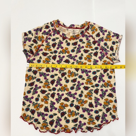 NWT Natural Life Lily Cotton Short Sleeve Tee Shirt Size Medium - Picture 10 of 11